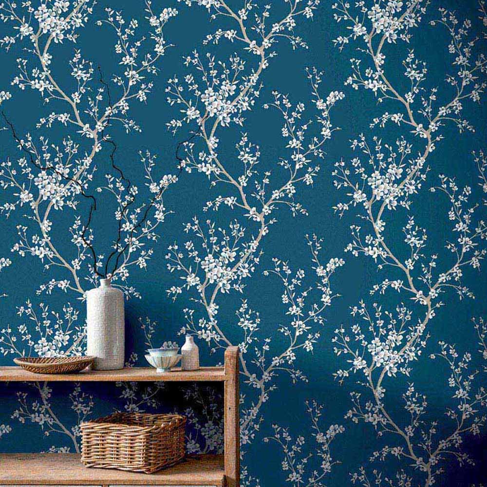Arthouse Oriental Trail Teal Wallpaper Image 4