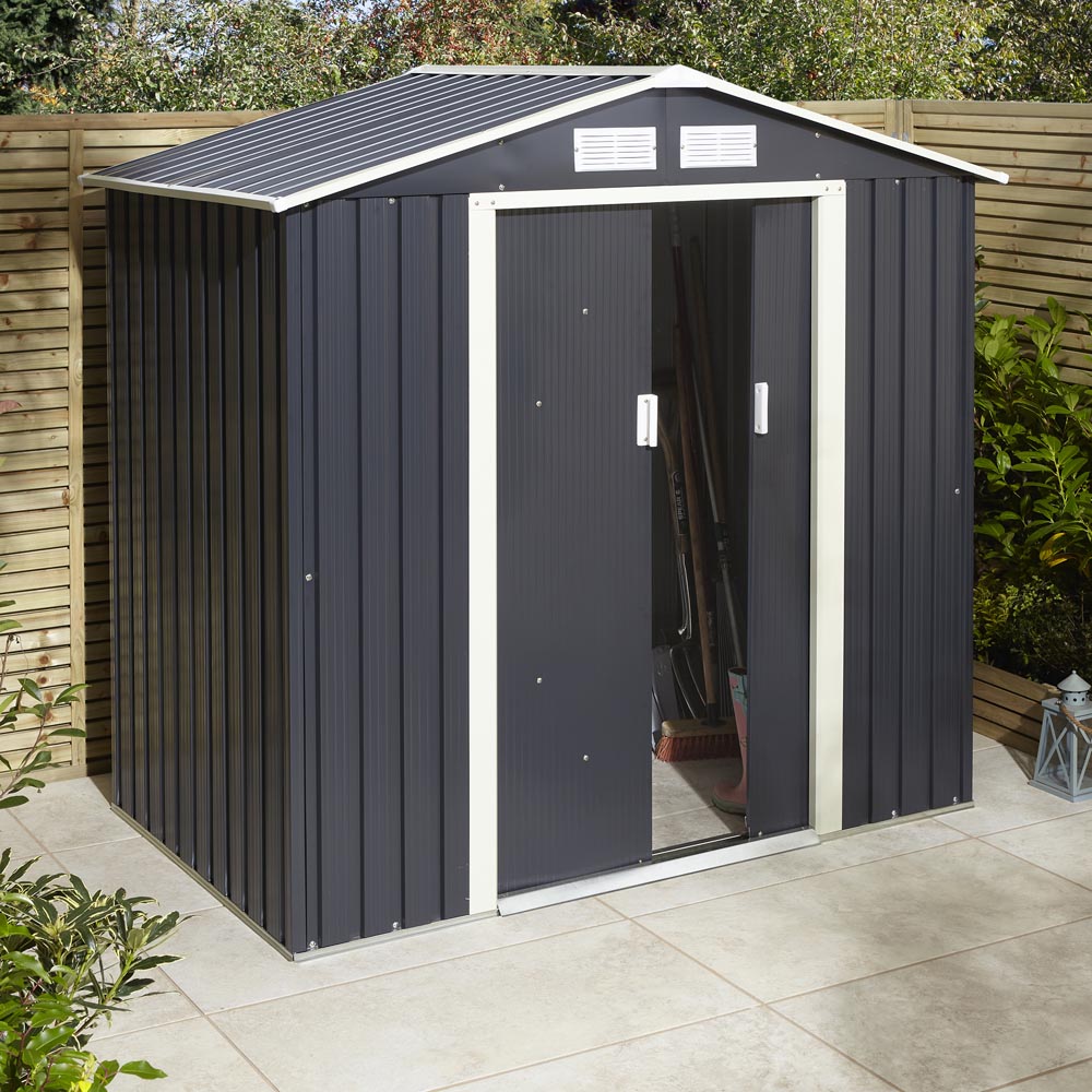 Trentvale 6X4 Metal Apex Shed Image 2