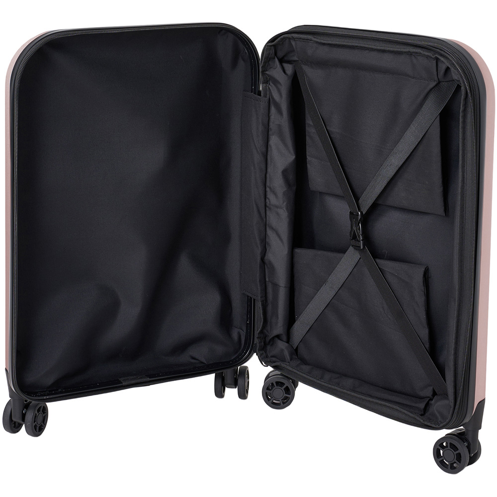 H&O Direct 20 inch Pink Expandable Folding Luggage Suitcase Image 2