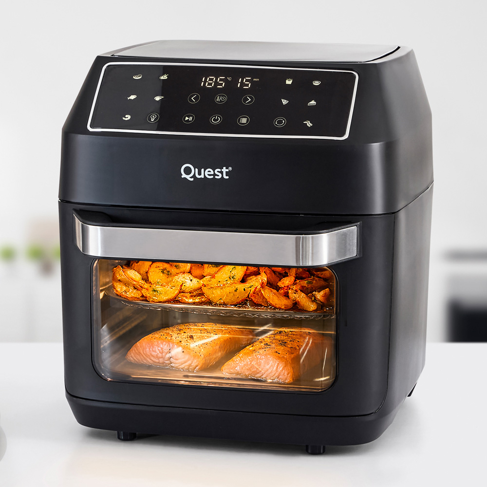 Quest 36600 Black 12L Air Fryer 1700W Image 2
