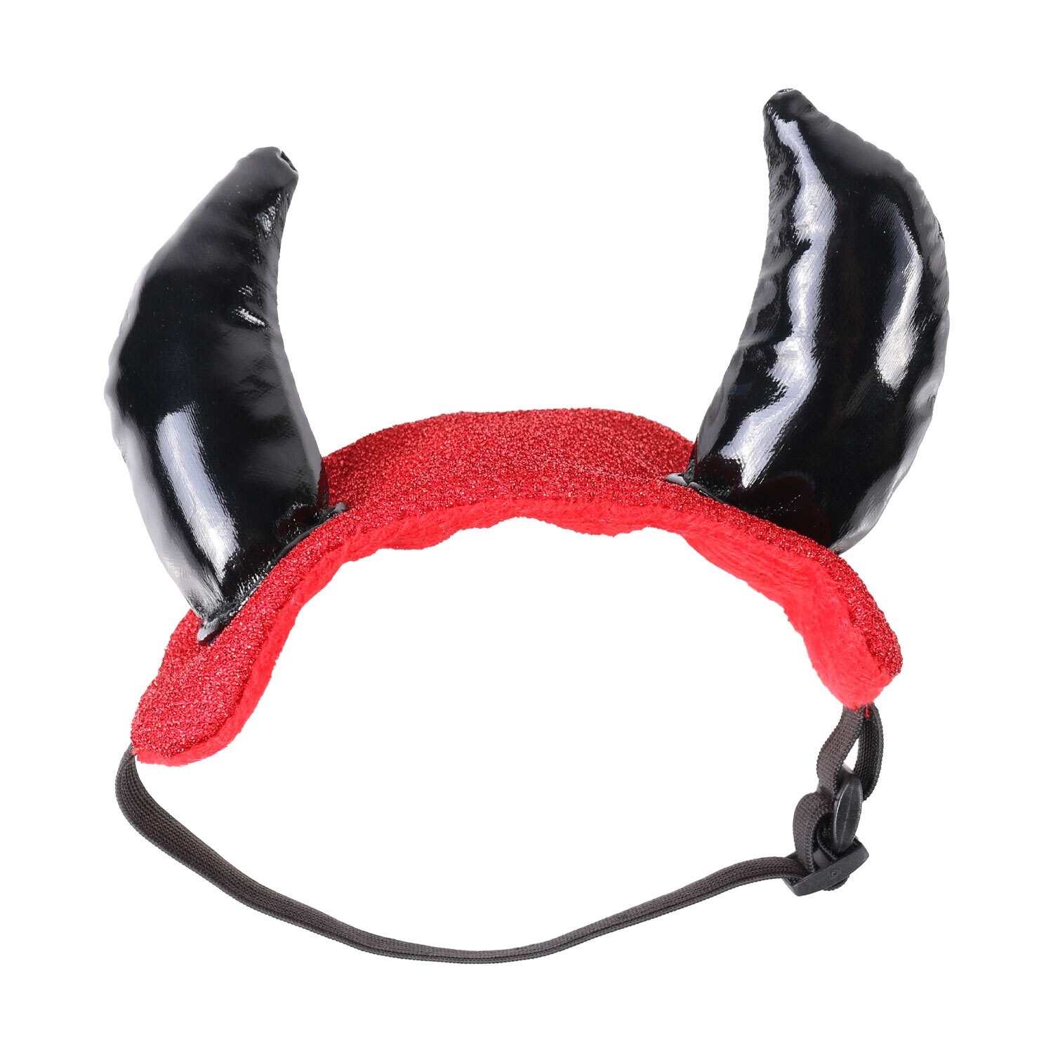 Pet Horned Headband - Black Image