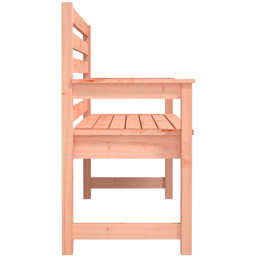 vidaXL Natural Solid Douglas Wood Slatted Garden Bench 109 x 48 x 91.5cm Image 4