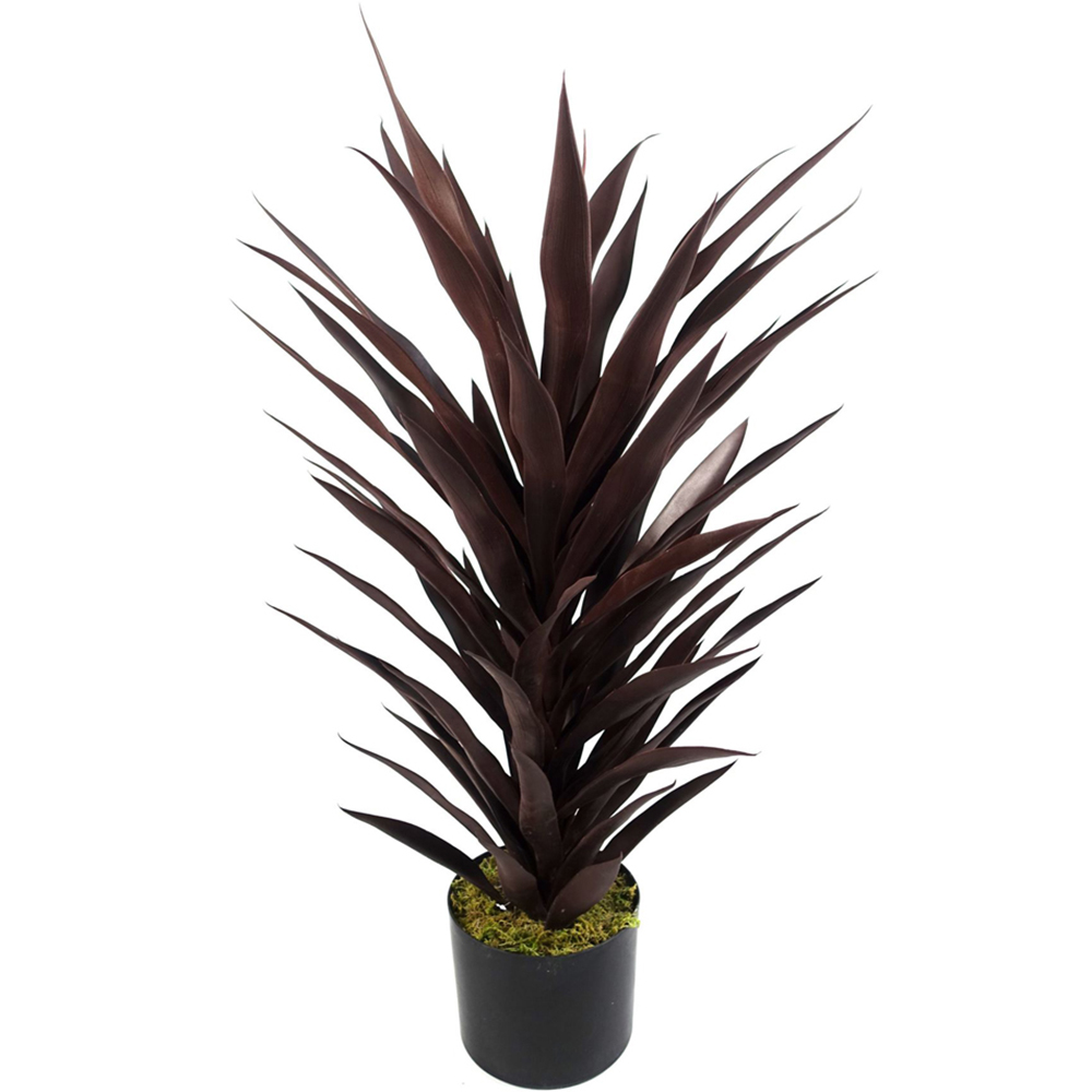 Leaf Red Yucca Artificial Plant in Pot 2.6ft Image 1
