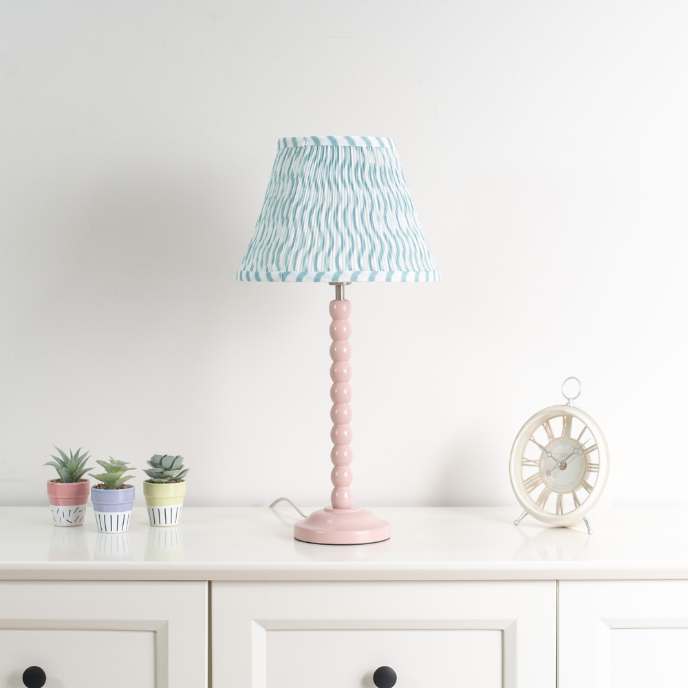 ValueLights Bobbins Green Arrow Shade Rose Pink LED Floor Lamp Image 5