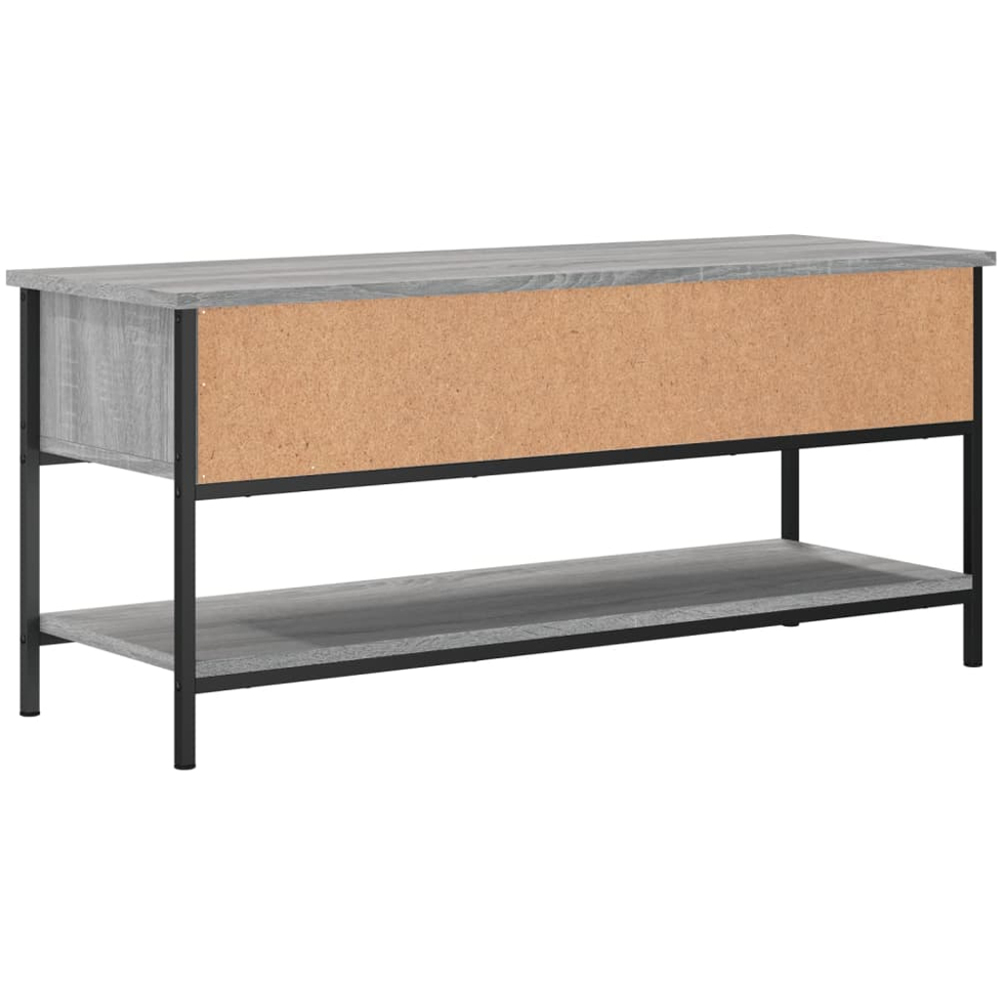 vidaXL 3 Shelf Grey Sonoma TV Cabinet Image 6