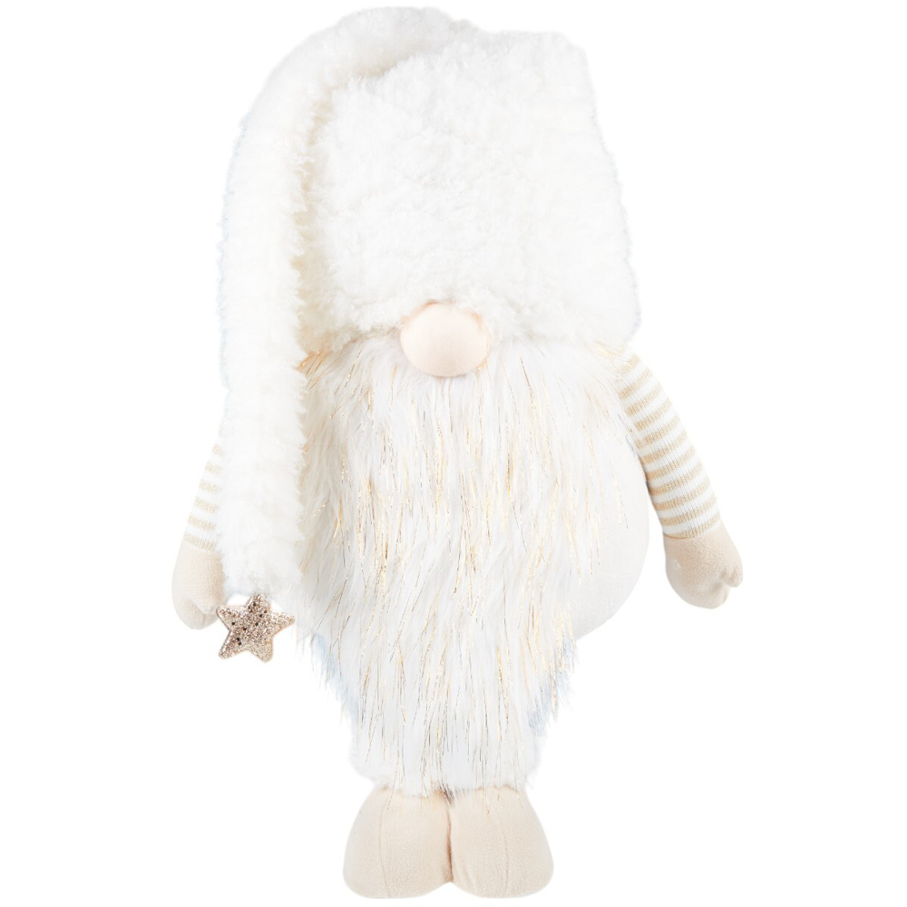 Extra Large Extendable Fluffy Gonk Ornament - White Image 2