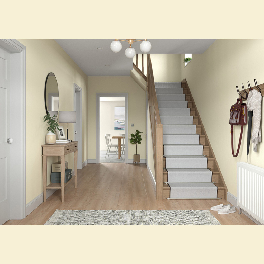 Dulux Trade Primrose White Walls and Ceilings Vinyl Matt Paint 5L Image 4