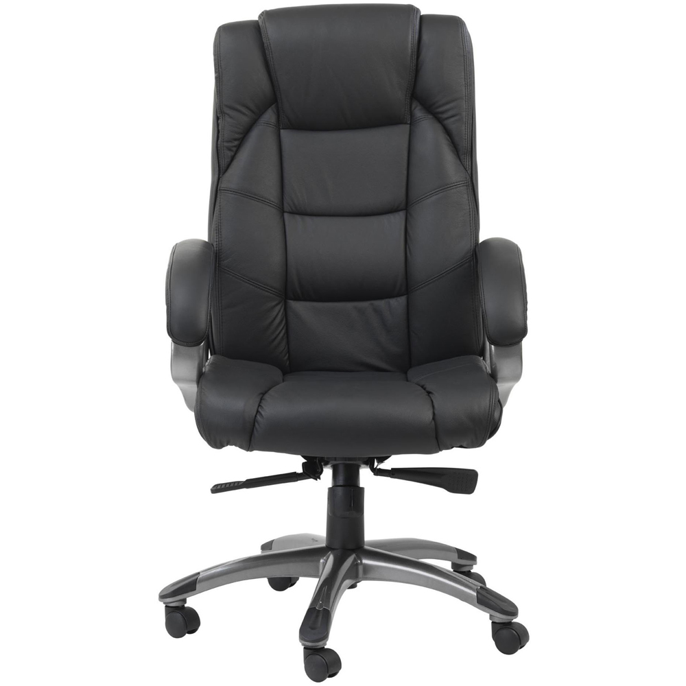 Alphason Northland Black Soft Feel Leather High Back Executive Chair Image 2