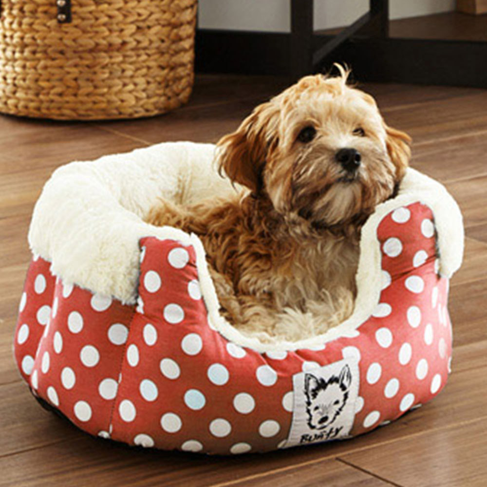 Bunty Deep Dream Small Red Pet Bed Image 2