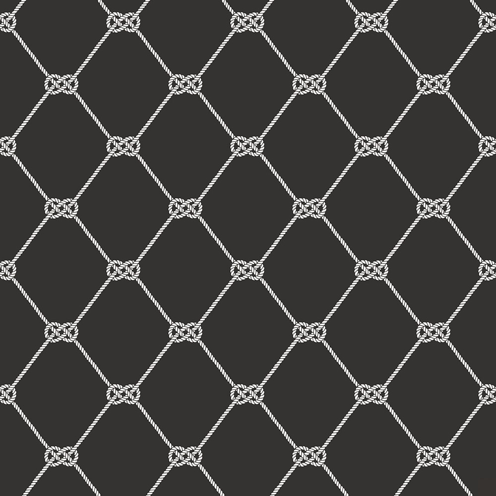 Galerie Deauville 2 Geometric Black and White Wallpaper Image 1