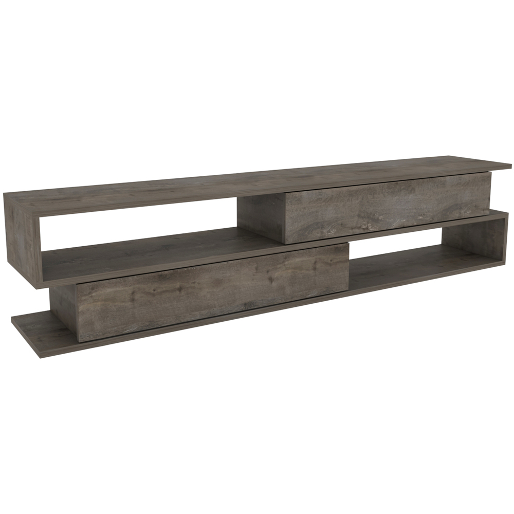 Decorotika Cortez 2 Shelf Wenge TV Unit Image 2