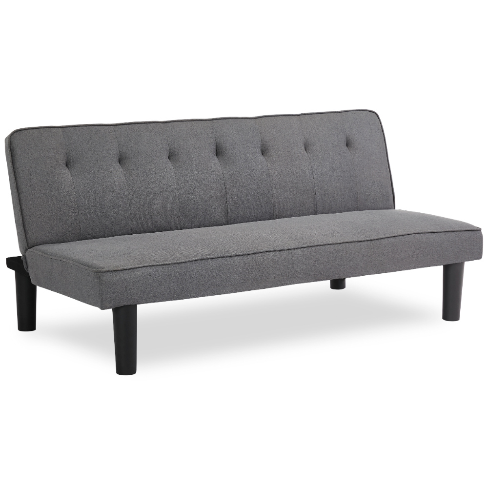 Home Detail Layla 2 Seater Charcoal Fabric Sofa Bed Image 2
