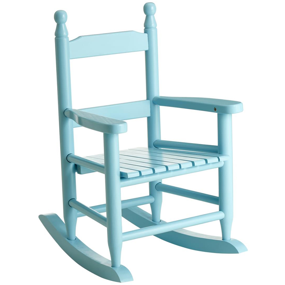 Premier Housewares Kids Blue Rocking Chair Image 3