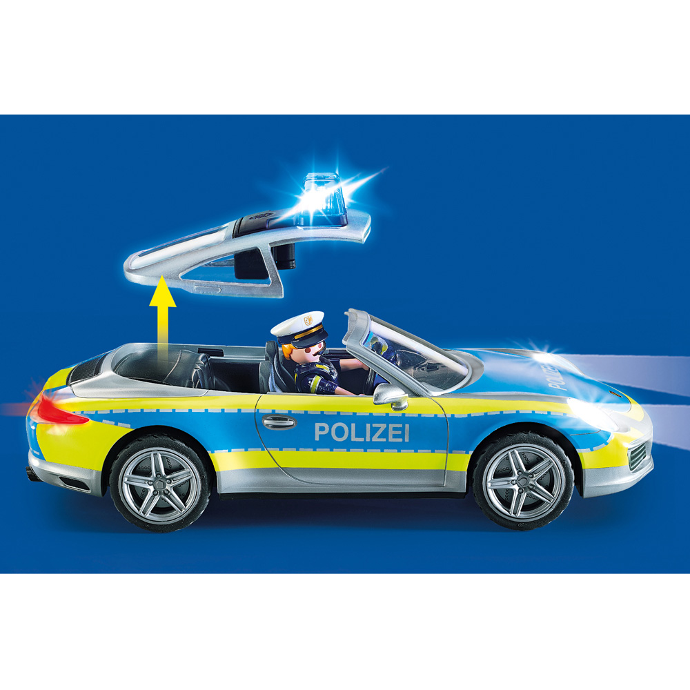 Playmobil Porsche 911 Carrera 4S Police Playset 36 Piece Image 9