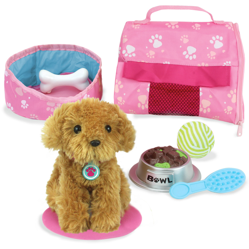 Teamson Kids Sophia's Pink Doll Chloe Doll in Pink Dress with Set 18 inch Image 3