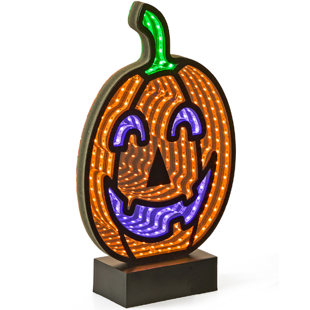 Benross LED Infinity Pumpkin Halloween Decoration 28cm Image 3