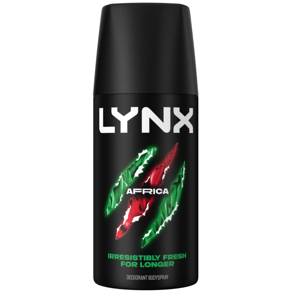 Lynx Africa Men's 48H Freshness Travel Size Deodorant Body Spray 35ml 6 Pack Image 2