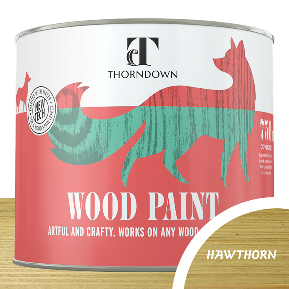 Thorndown Hawthorn Satin Wood Paint 750ml Image 3