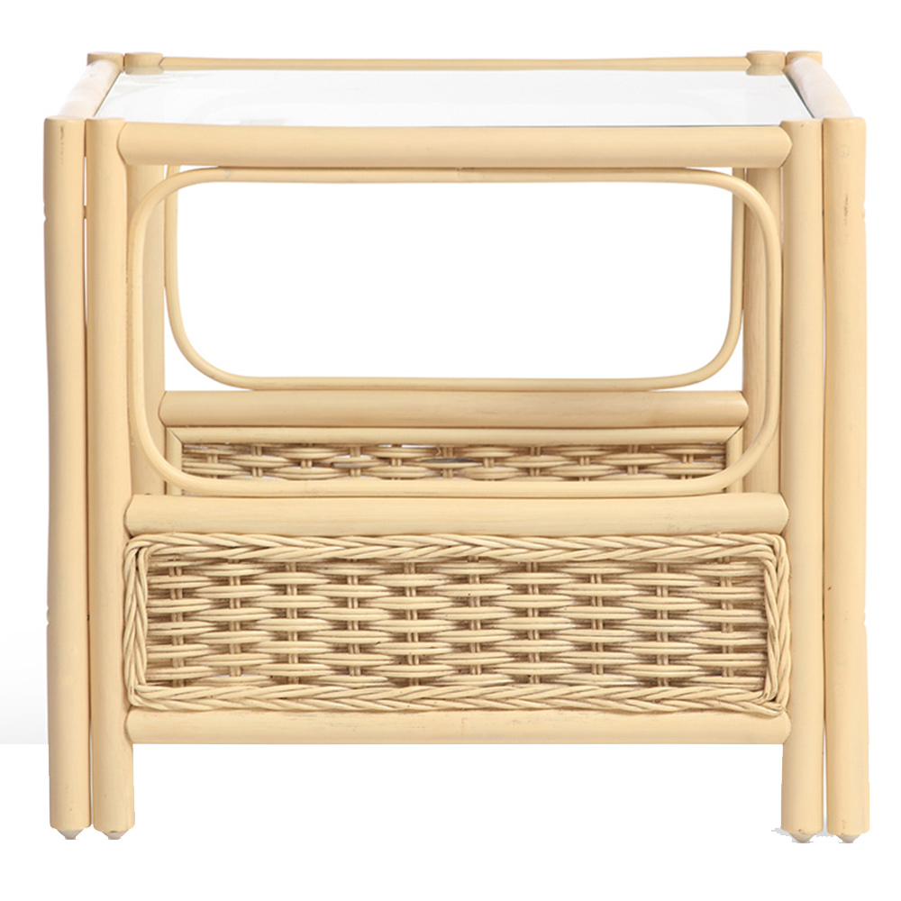 Desser Chelsea Natural Rattan Coffee Table Image 4