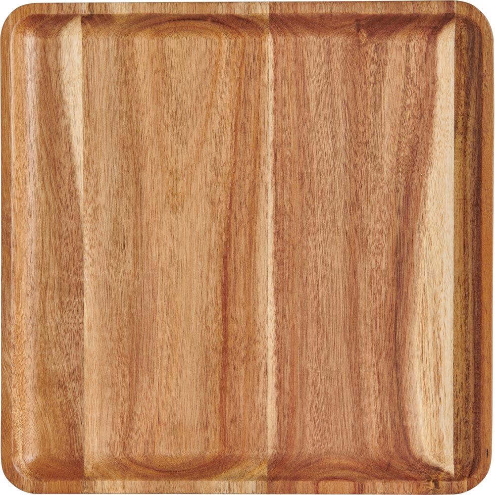 Wilko Acacia Wood Serving Platter Image 2