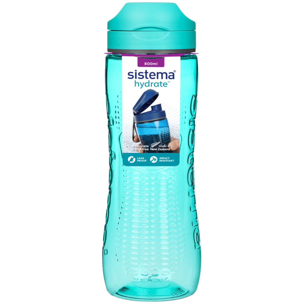 Single Sistema 800ml Hydrate Tritan Active Bottle in Assorted Styles Image 9