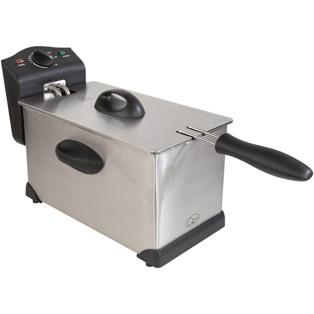 Quest Stainless Steel 3L Deep Fat Fryer Image 1