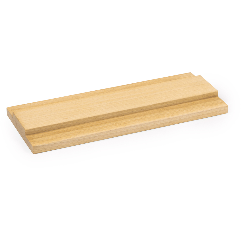 Terma Stand Beech Wood Towel Rail Shelf 400mm Image 4