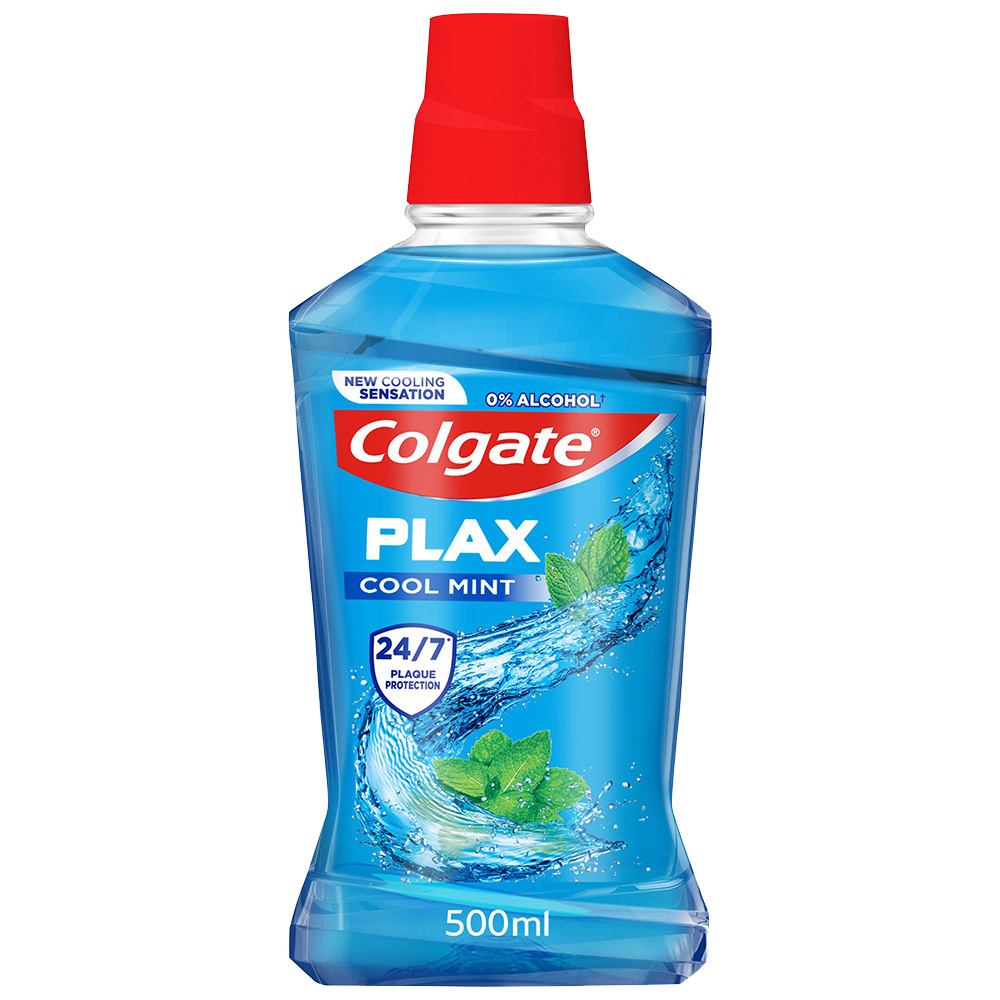 Colgate Plax Cool Mint Mouthwash 500ml Image 1