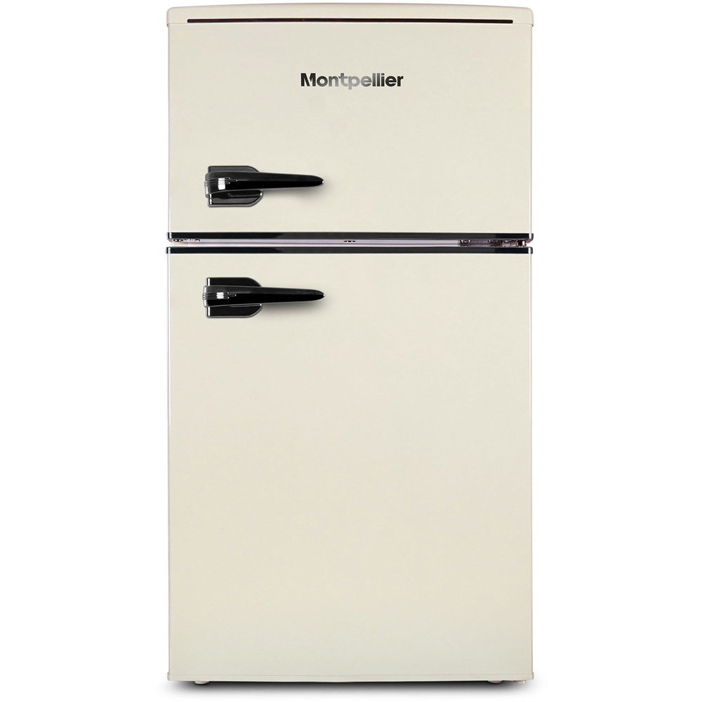 Montpellier MAB2035EC Cream Under Counter Retro 84L Fridge Freezer Image 3