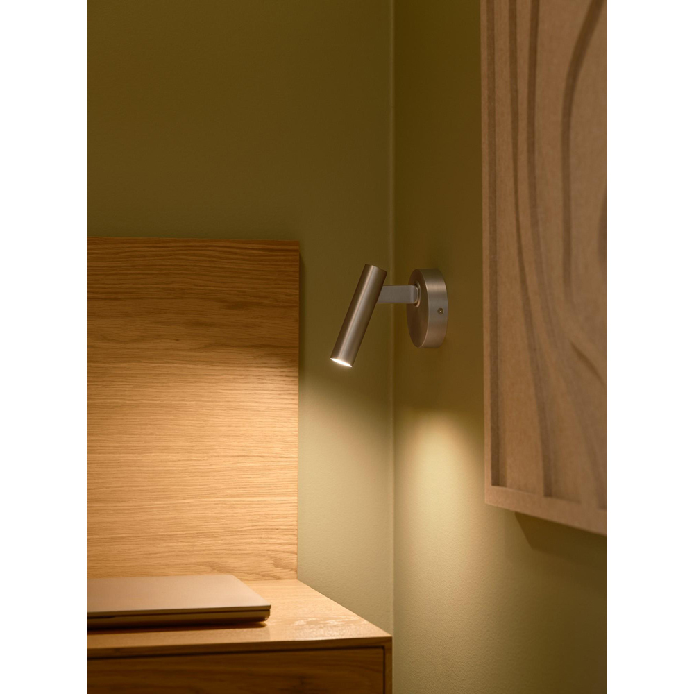 Nordlux Makoto Satin Chrome Wall Light Image 2