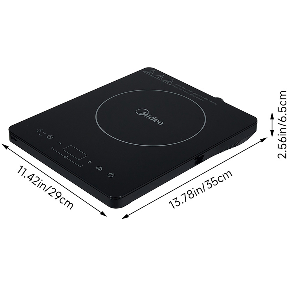 Living and Home Portable 10 Level Single Induction Hob with Temperature Control Image 8