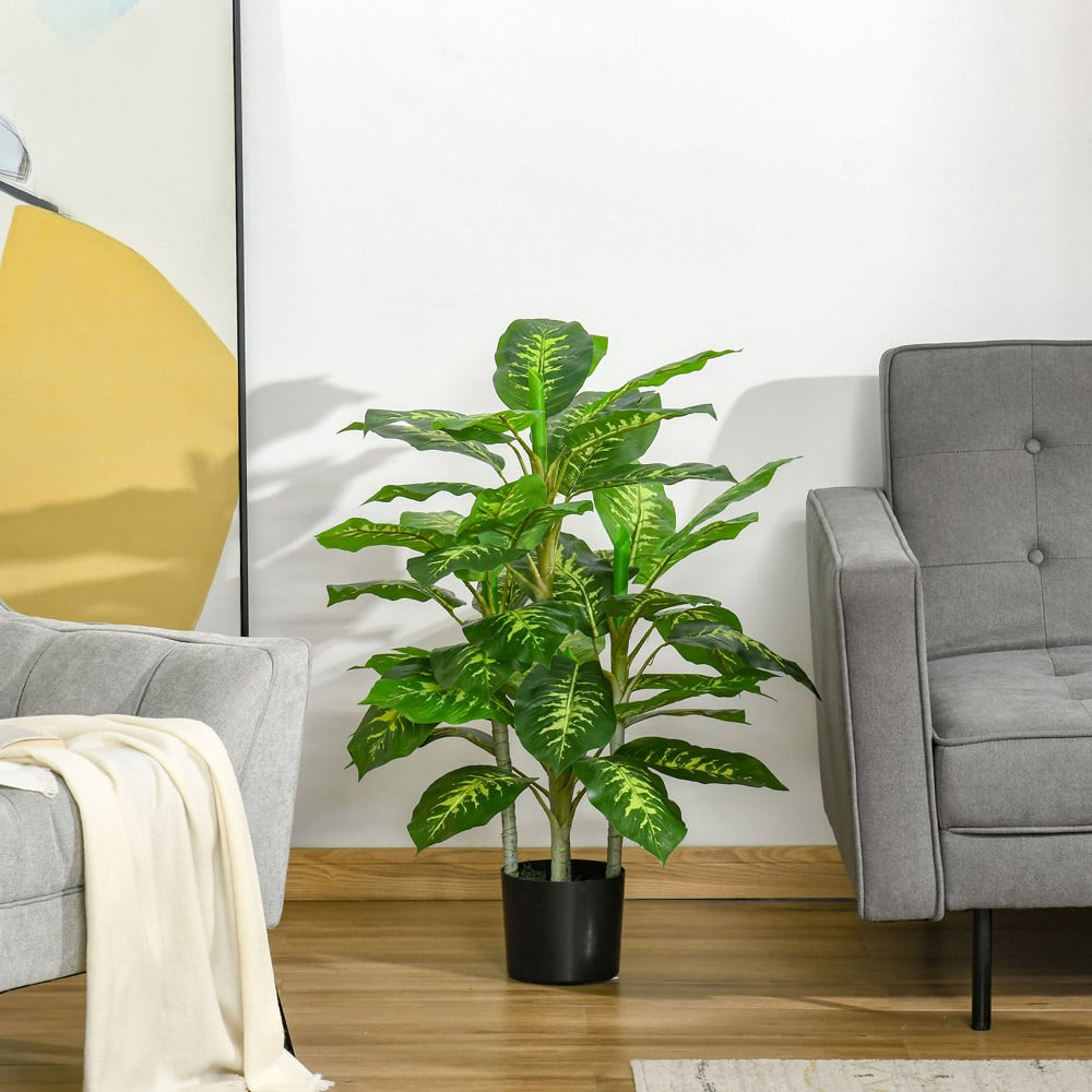 Portland Evergreen Tree Artificial Plant In Pot 3ft | Wilko