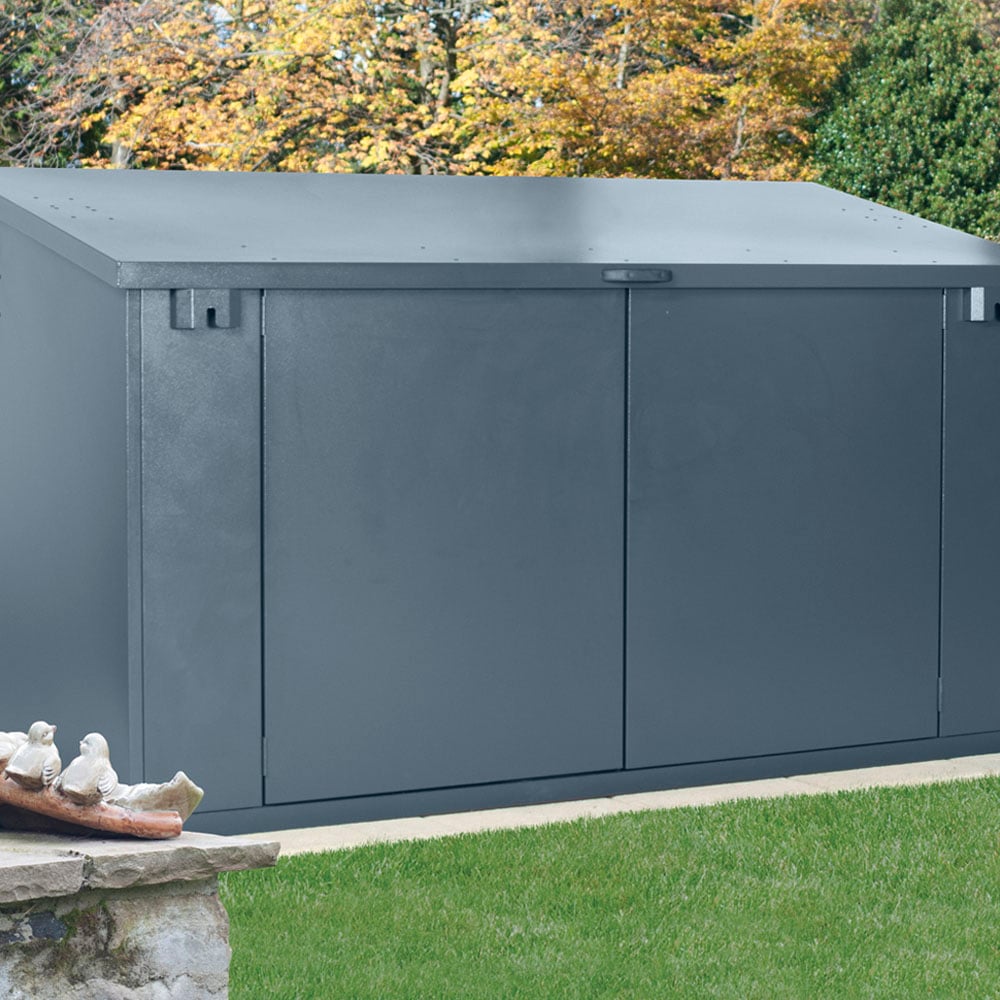 Asgard Access E Plus 8 x 4ft Double Door Green Bike Storage Shed Image 9