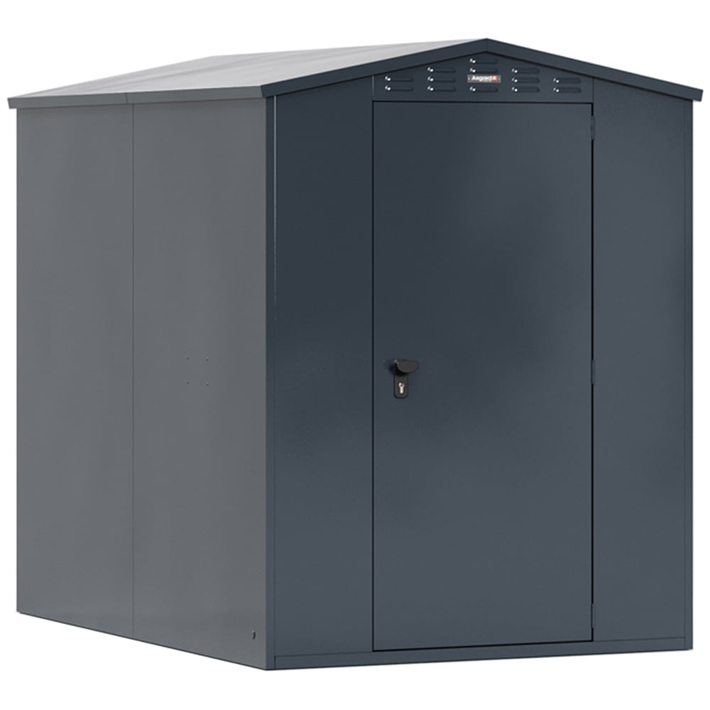 Asgard Flexistore 5 x 7ft Grey Apex Garden Shed Image 1