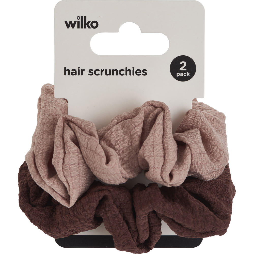 Wilko Scrunchies Earth Colours 2 Pack Image 4