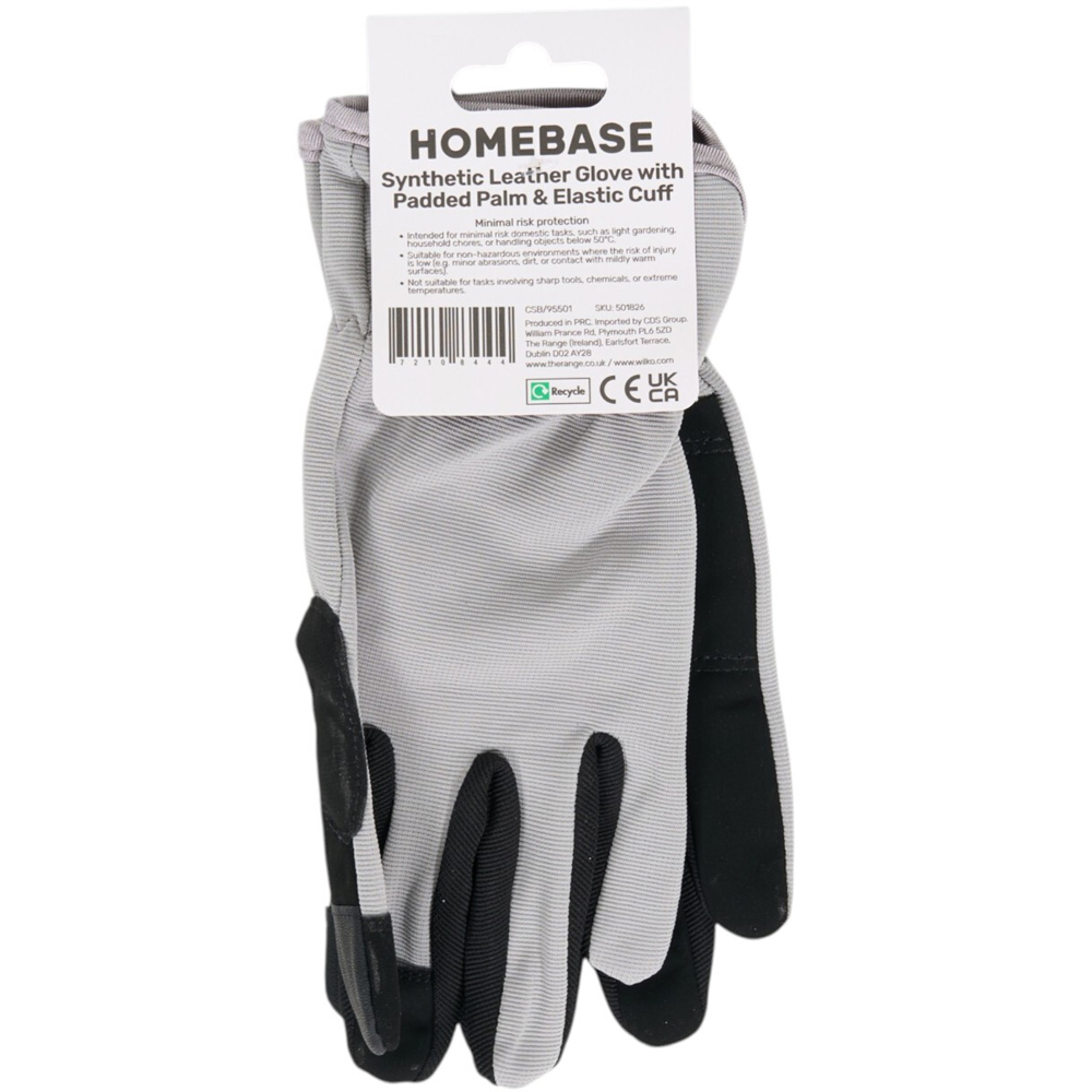 Glove with Padded Palm & Elastic Cuff Image 2