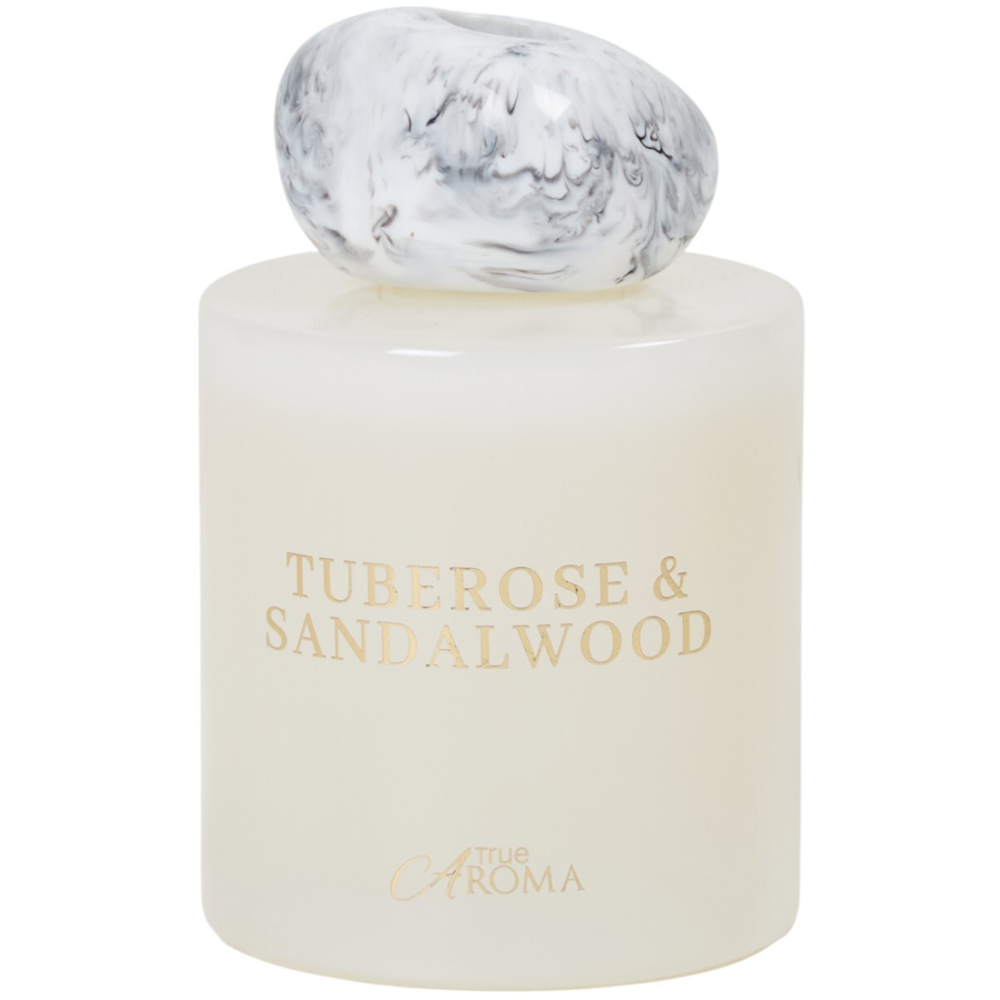 Tuberose and Sandalwood Marble Reed Diffuser | Wilko