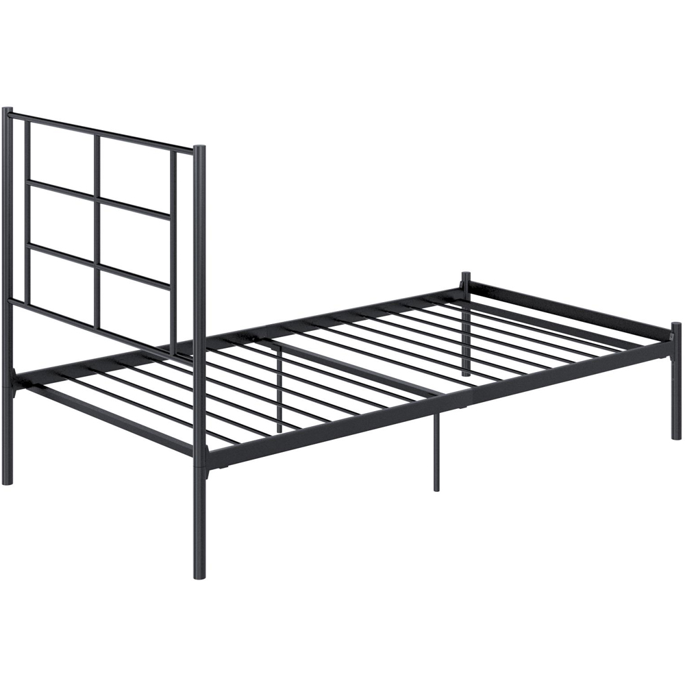 Dorel Jensen Single Black Metal Bed Image 4