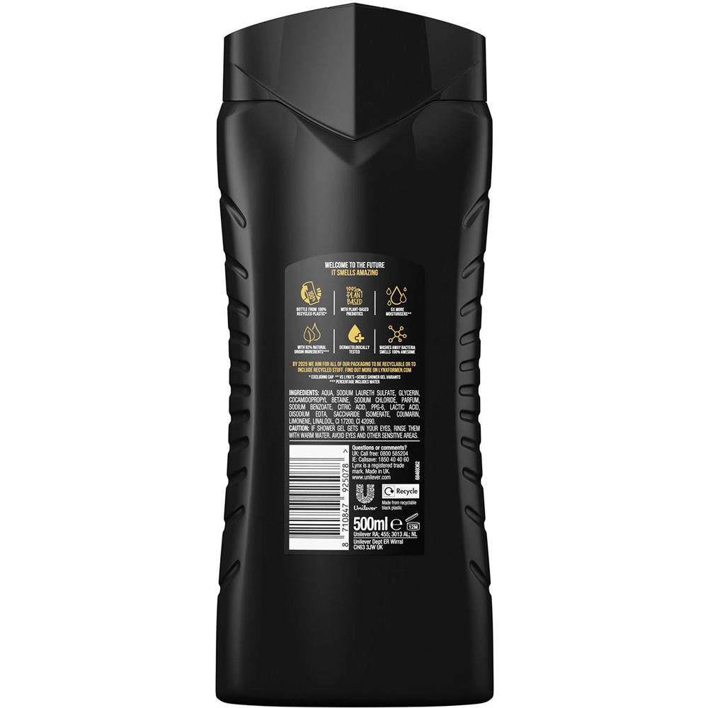 Lynx Excite Shower Gel 500ml and XXL Body Spray 250ml Bundle Image 7