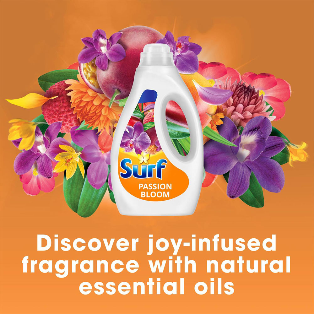Surf Passion Bloom Laundry Washing Liquid Detergent 100 Washes 2.7L 6 Pack Image 3