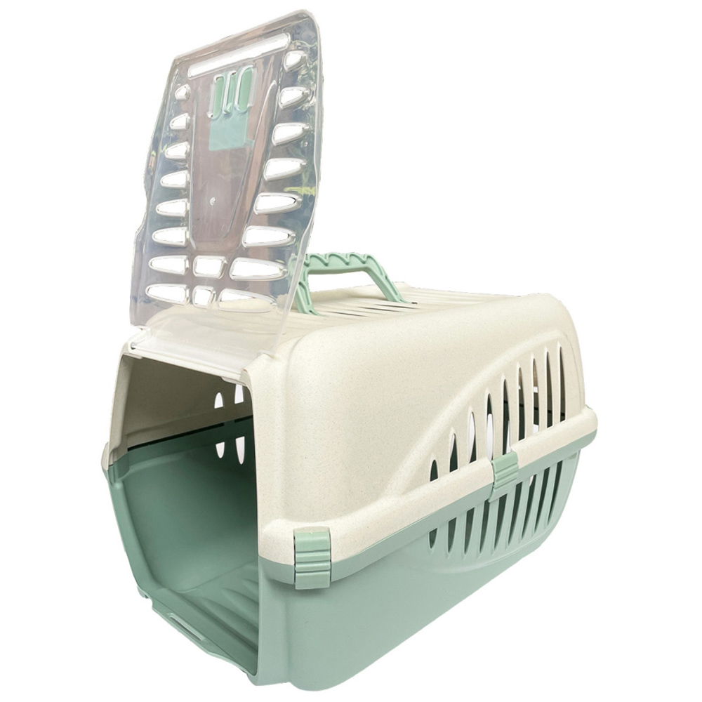 Happy Pet Panzer Sage Dog or Cat Carrier 50 x 33 x 31cm Image 4