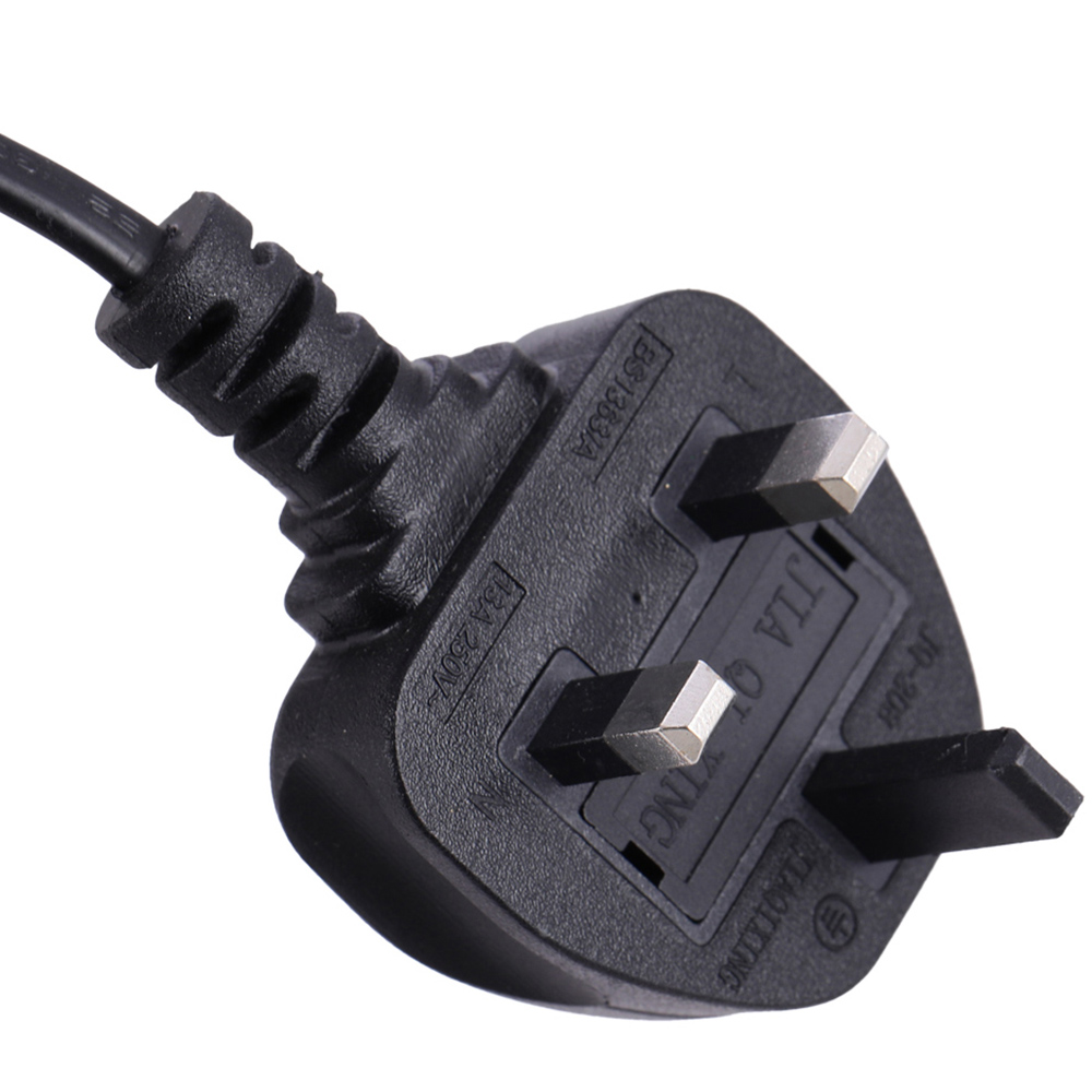 Living and Home Black 2 Head Floor Lamp Image 4