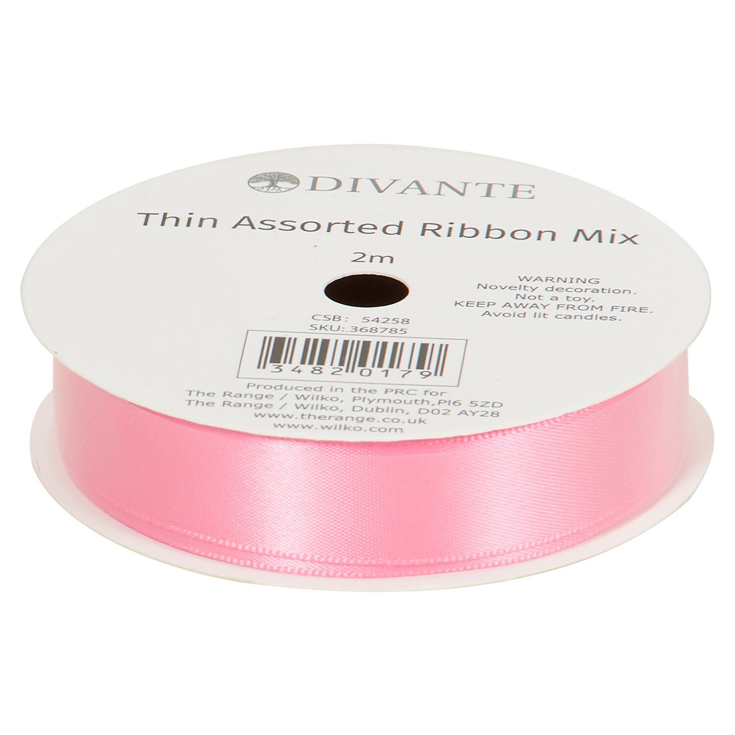 Thin Assorted Ribbon Mix - Multicolour Image 2