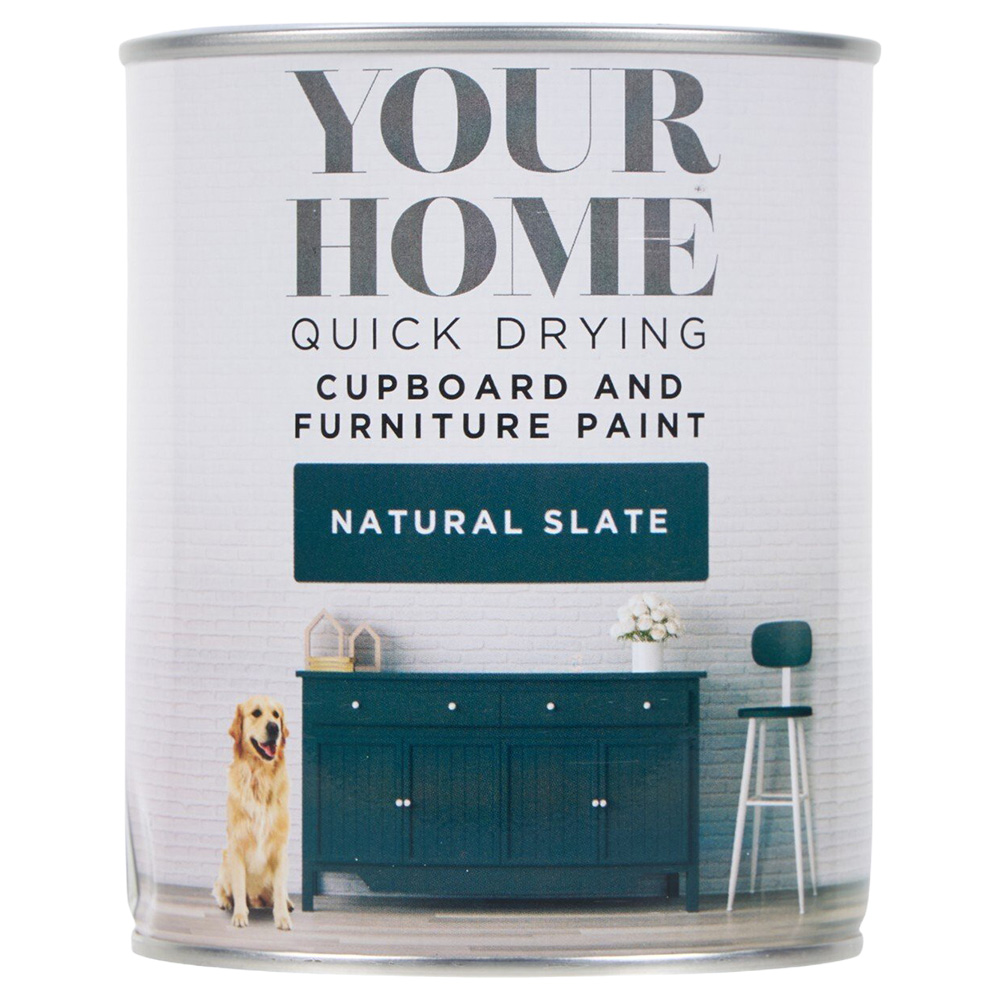 Your Home Cupboard and Furniture Paint 750ml Natural Slate Image 2