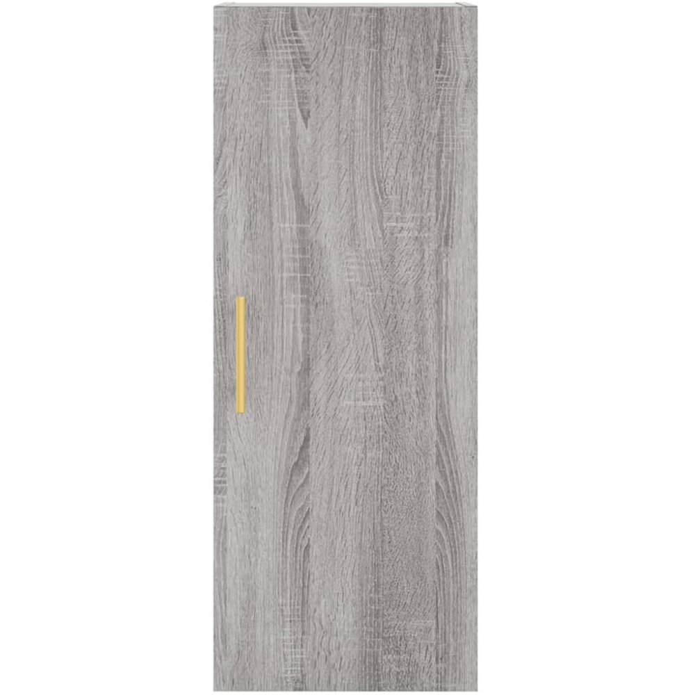 vidaXL Single Door Grey Sonoma Wall Mounted Cabinet Image 7
