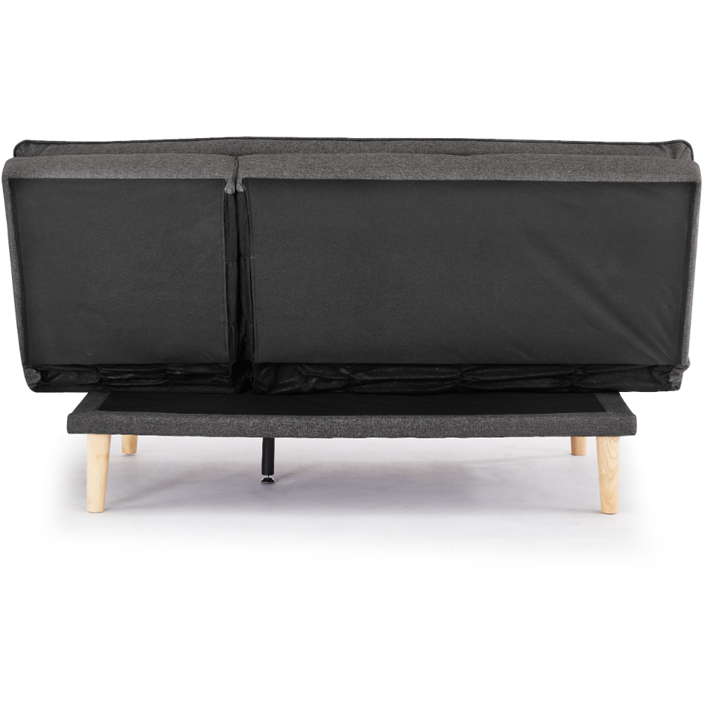 Home Detail Idris 3 Seater Dark Grey Fabric Sofa Bed Image 5