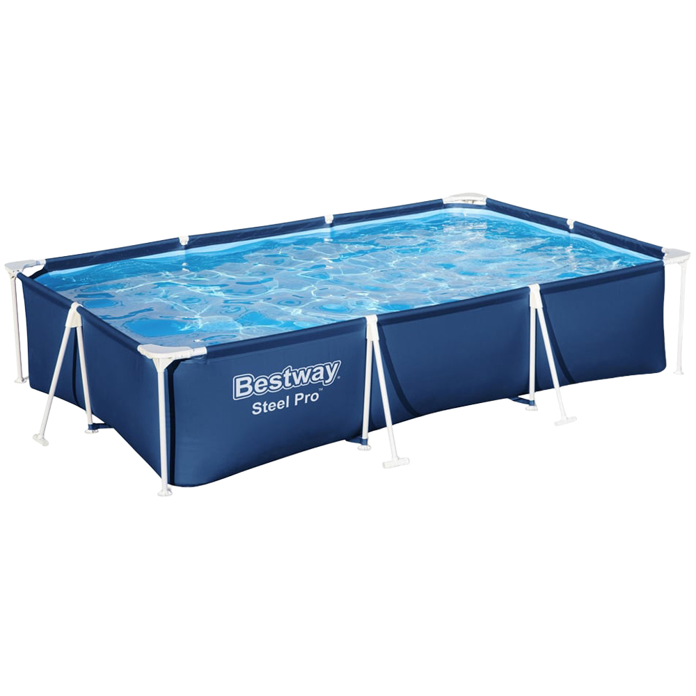 Bestway Steel Pro Frame Paddling Pool 9.10 x 6.7ft x 26 inch Image 1