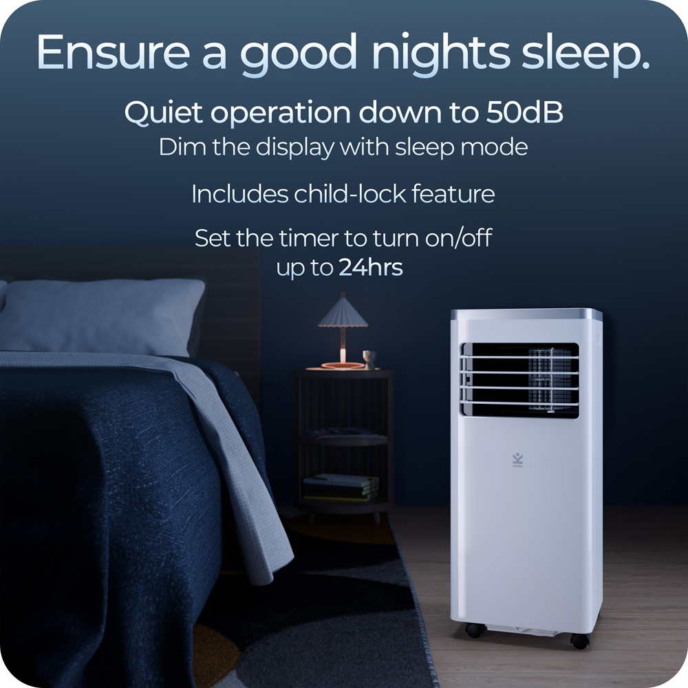 Avalla S-150 Portable 4-in-1 Air Conditioner; 2345W Industrial Class 8000BTU, 80m3 Coverage Image 8