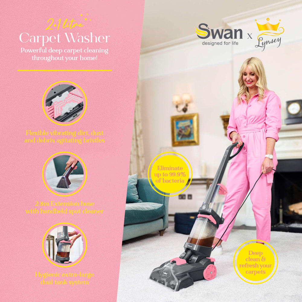 Lynsey Queen of Clean SC17321QOC Carpet Washer 2.1L Image 7