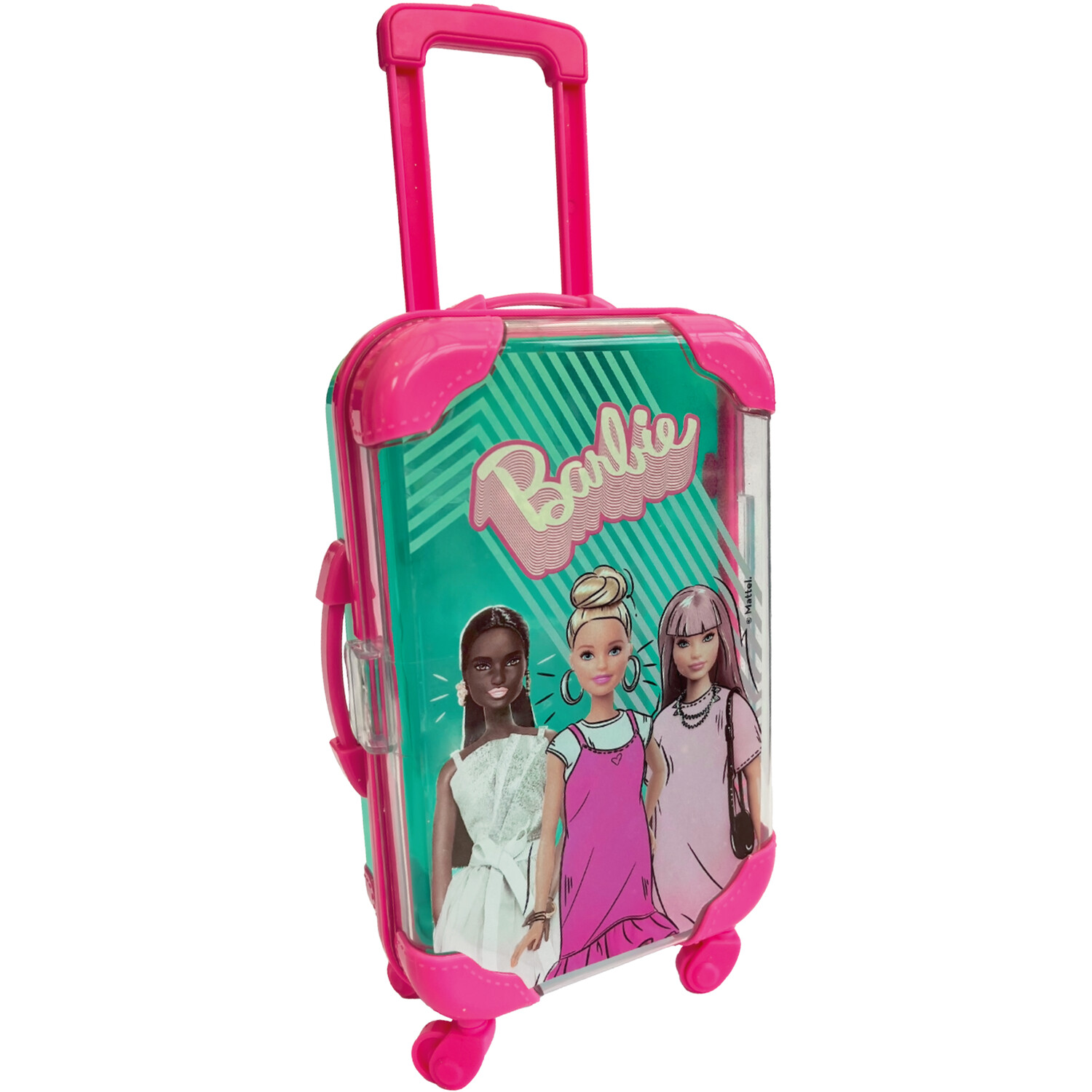 Barbie Sleepover Set Trolley Case - Pink Image 3